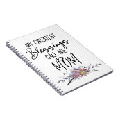 Carnet Mes Plus Grandes Bénédictions Appelez-Moi Maman (Côté Droit)