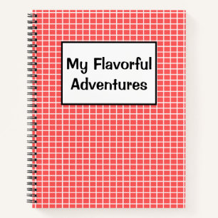 Carnet Mes recettes d'aventures savoureuses