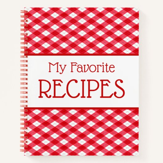 Carnet Mes recettes favorites (Devant)