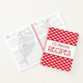 Carnet Mes recettes favorites (Intérieur)