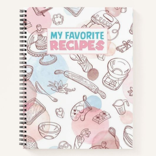 Carnet Mes recettes favorites (Devant)
