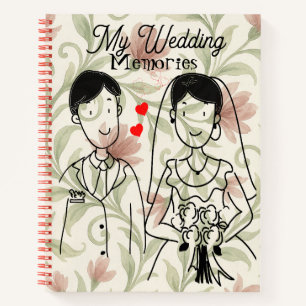 Carnet Mes souvenirs Mariages