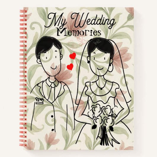 Carnet Mes souvenirs Mariages (Devant)
