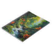 Carnet Mesmerisation de la cascade d'un ruisseau sauvage (Côté gauche)