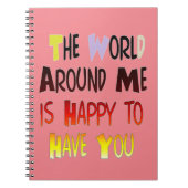 Carnet Message d'accueil puissant : un devis motivant (Devant)