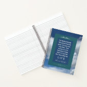 Carnet Message d'amour - John 3-16 - 8,5 x 11 Spiral (Intérieur)