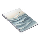 Carnet Message dans une bouteille de l'océan bleu (Côté Droit)