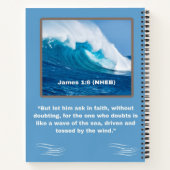 Carnet Message de foi - Verset biblique - James 1:6 - Spi (Dos)