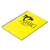 Carnet Message drôle - Il suffit de danser à ce sujet 1 (Côté gauche)