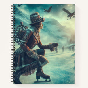 Carnet Messager d'hiver Steampunk Victorian Fantasy
