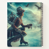 Carnet Messager d'hiver Steampunk Victorian Fantasy (Dos)