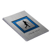 Carnet Métal balayé par Faux ; Patinage artistique (Côté Droit)