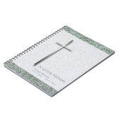 Carnet Metal Cross Stone 1 Funeral Memorial Sp Guest Book (Côté gauche)