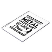 Carnet Metal Detectorist (Côté gauche)