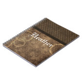 Carnet Metal Gear Steampunk Carnet, Brown (Côté gauche)