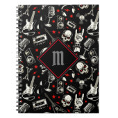 Carnet Métal lourd rétro monogramme (Devant)