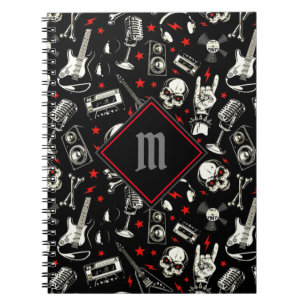 Carnet Métal lourd rétro monogramme