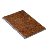 Carnet Métal rouillé : Esthétique en fer texturé. (Côté Droit)