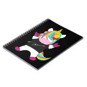 Carnet Metal unicorn (Côté gauche)