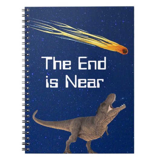 Carnet Meteor Dinosaur End Est Près D'Une Catastrophe (Devant)
