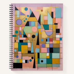 Carnet Métropole Géométrique Pastel