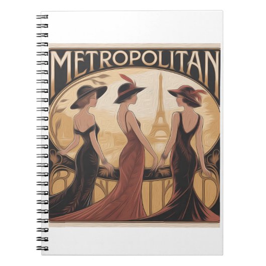 Carnet Metropolitan Art Nouveau (Devant)