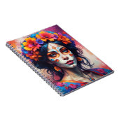 Carnet Mexican Catrina watercolor (Côté Droit)