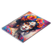 Carnet Mexican Catrina watercolor (Côté gauche)