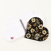 Carnet mexican dead and floral black art (Intérieur)