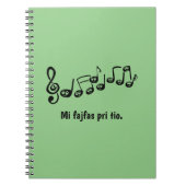 Carnet Mi fajfas pri tio. (Devant)