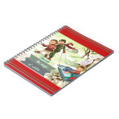 Carnet Mi-siècle Illustration moderne hiver (Côté gauche)