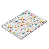 Carnet Mi-siècle moderne de l'âge atomique STEM Physique  (Côté gauche)