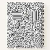 Carnet Mi-siècle moderne Géométrique Noir Blanc (Dos)