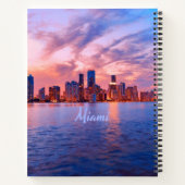 Carnet Miami Beach Floride City Skyline (Dos)