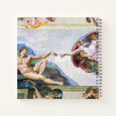Carnet Michelangelo - Création d'Adam, Chapelle Sixtine (Dos)