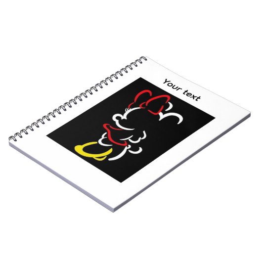Carnet Mickey spiral notebook (Côté gauche)