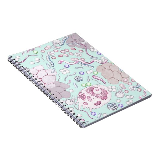 Carnet Microbiologie dans le bleu (Côté Droit)