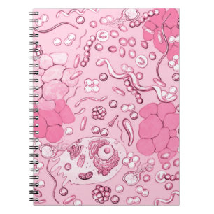 Carnet Microbiologie dans le rose