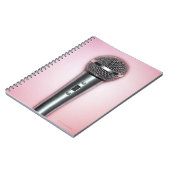 Carnet Microphone Chrome (Côté gauche)