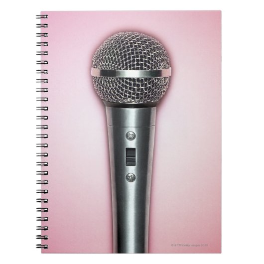 Carnet Microphone Chrome (Devant)