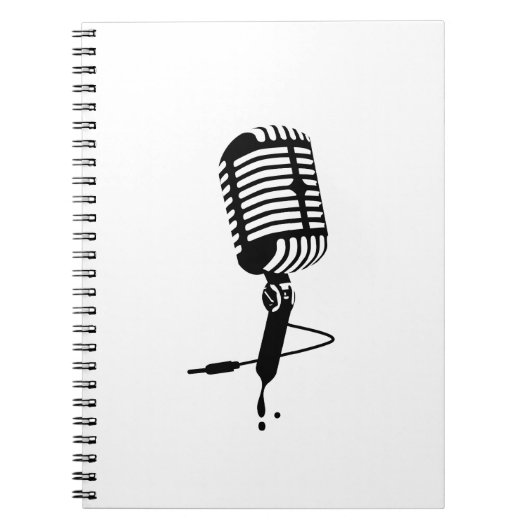 Carnet microphone classique (Devant)