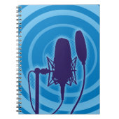 Carnet Microphone de studio (Devant)