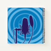 Carnet Microphone de studio (Dos)