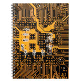 Carnet Microschéma texture illustration puce, micro, back (Devant)