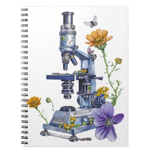 Carnet Microscope floral (Devant)
