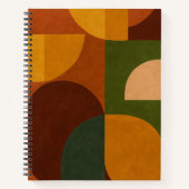 Carnet Mid-Century Modern Abstract Composition (Devant)