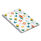 Carnet Mid Mod Atomique Mid-Century Moderne Formes Rétro (Côté Droit)