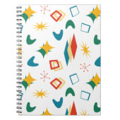 Carnet Mid Mod Atomique Mid-Century Moderne Formes Rétro (Devant)