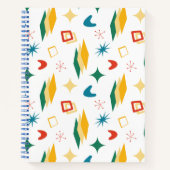 Carnet Mid Mod Atomique Mid-Century Moderne Formes Rétro (Devant)