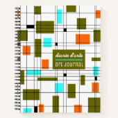 Carnet Midcentury grid (Devant)